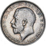 1912 Florin - George V British Silver Coin - Nice