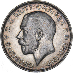 1914 Florin - George V British Silver Coin - Nice