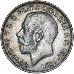 1914 Florin - George V British Silver Coin - Nice
