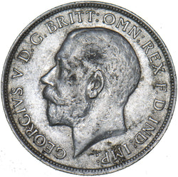 1916 Florin - George V British Silver Coin - Nice