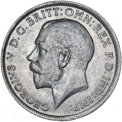 1918 Florin - George V British Silver Coin - Nice