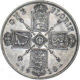 1918 Florin - George V British Silver Coin - Nice