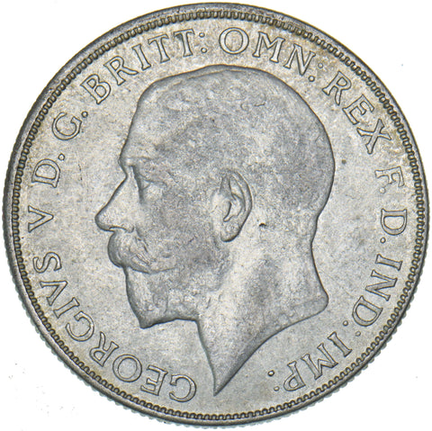 1921 Florin - George V British Silver Coin - Very Nice