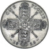 1926 Florin - George V British Silver Coin - Nice
