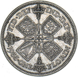 1935 Florin - George V British Silver Coin - Nice