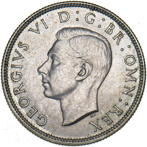 1937 Florin - George VI British Silver Coin - Superb