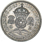 1937 Florin - George VI British Silver Coin - Superb