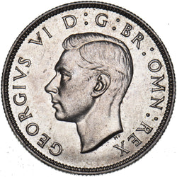 1937 Florin - George VI British Silver Coin - Superb