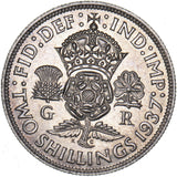 1937 Florin - George VI British Silver Coin - Superb