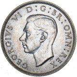 1939 Florin - George VI British Silver Coin - Superb