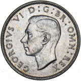 1940 Florin - George VI British Silver Coin - Superb