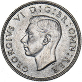 1940 Florin - George VI British Silver Coin - Superb