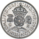 1940 Florin - George VI British Silver Coin - Superb