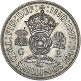 1940 Florin - George VI British Silver Coin - Superb