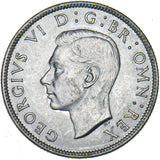 1941 Florin - George VI British Silver Coin - Superb
