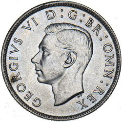 1942 Florin - George VI British Silver Coin - Superb
