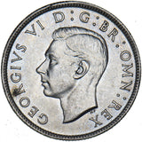 1942 Florin - George VI British Silver Coin - Superb