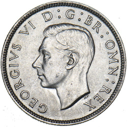 1942 Florin - George VI British Silver Coin - Superb