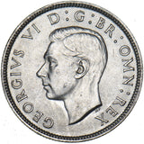 1942 Florin - George VI British Silver Coin - Superb