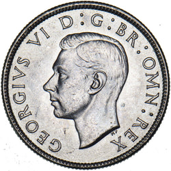 1943 Florin - George VI British Silver Coin - Superb