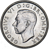1943 Florin - George VI British Silver Coin - Superb