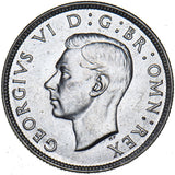 1943 Florin - George VI British Silver Coin - Superb