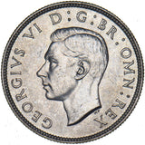1944 Florin - George VI British Silver Coin - Superb