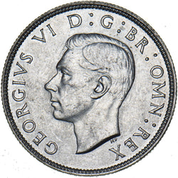 1944 Florin - George VI British Silver Coin - Superb