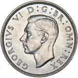 1944 Florin - George VI British Silver Coin - Superb
