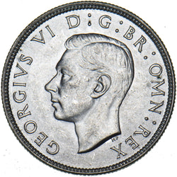 1944 Florin - George VI British Silver Coin - Superb