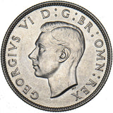 1945 Florin - George VI British Silver Coin - Superb