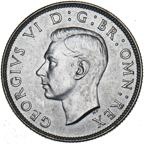 1945 Florin - George VI British Silver Coin - Superb
