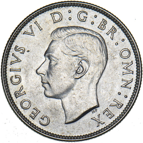 1945 Florin - George VI British Silver Coin - Superb