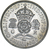 1945 Florin - George VI British Silver Coin - Superb