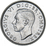 1946 Florin - George VI British Silver Coin - Superb