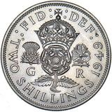 1949 Florin - George VI British Coin - Superb