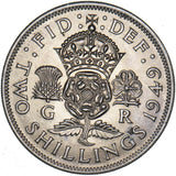 1949 Florin - George VI British Coin - Superb