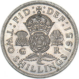 1951 Florin - George VI British Coin - Superb