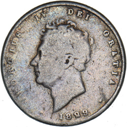 1829 Shilling (Ex-mount) - George IV British Silver Coin