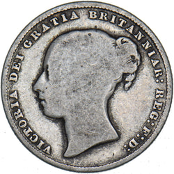 1865 Shilling - Victoria British Silver Coin