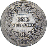 1865 Shilling - Victoria British Silver Coin