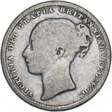 1872 Shilling - Victoria British Silver Coin
