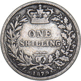 1879 Shilling - Victoria British Silver Coin