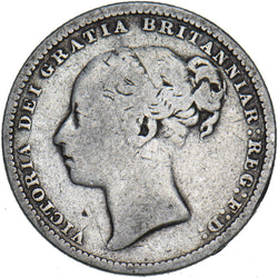 1883 Shilling - Victoria British Silver Coin