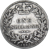 1883 Shilling - Victoria British Silver Coin