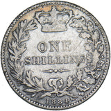 1884 Shilling - Victoria British Silver Coin