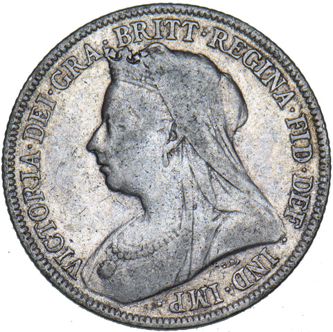 1895 Shilling - Victoria British Silver Coin