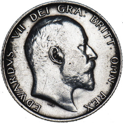 1906 Shilling - Edward VII British Silver Coin