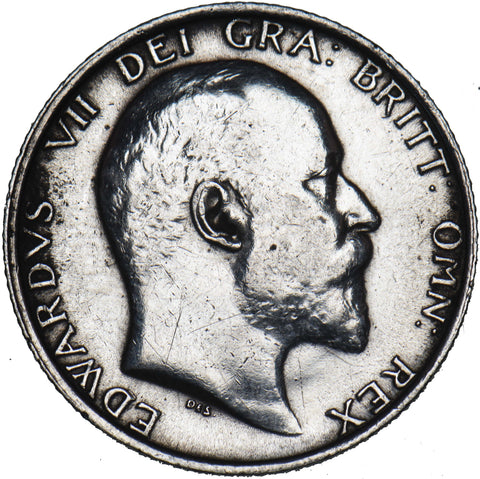 1906 Shilling - Edward VII British Silver Coin