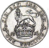 1916 Shilling - George V British Silver Coin